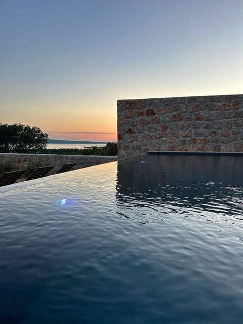 Natural landscape, Sea view, Swimming pool, Sunset