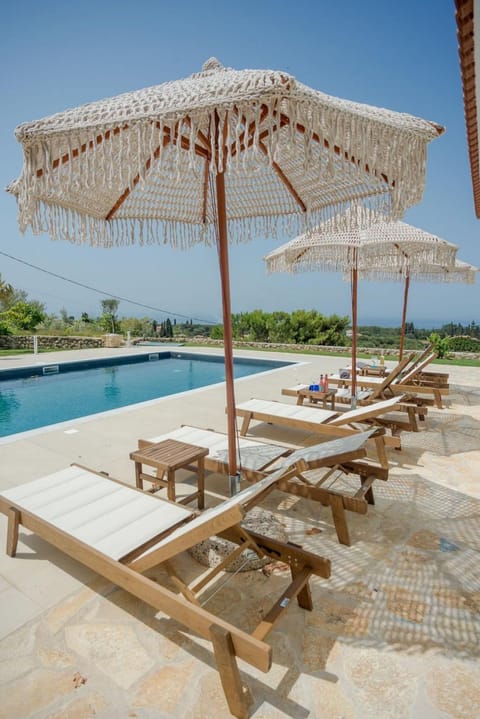 Pool view, sunbed