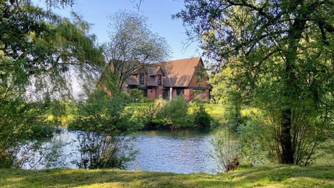 Natural landscape, Garden, Garden view, Lake view