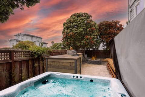 Hot Tub, Sunset