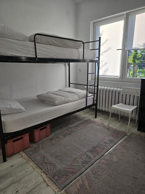 Photo of the whole room, bunk bed