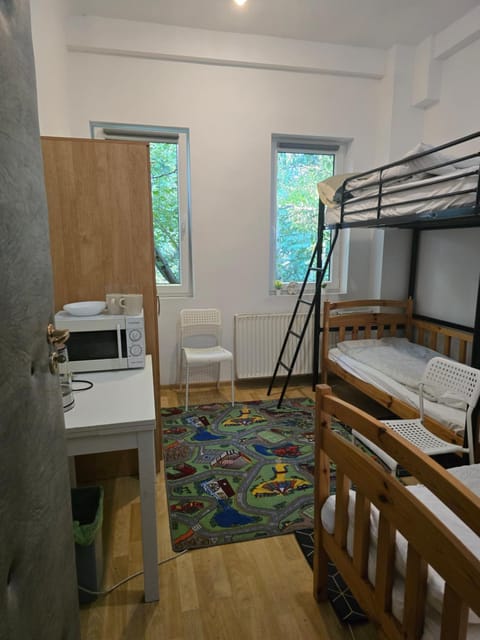 Photo of the whole room, bunk bed