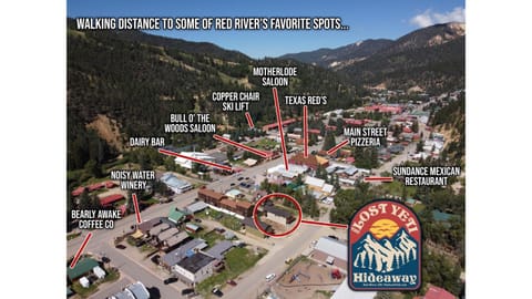 The Lost Yeti Hideaway - Hot Tub - WiFi - Washer - Dryer - Fireplace - Firepit - Grill House in Red River