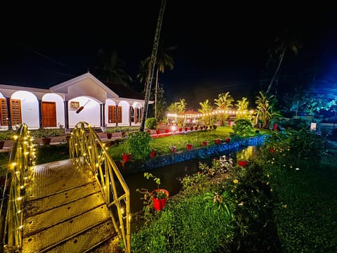 Property building, Night, Garden, View (from property/room)