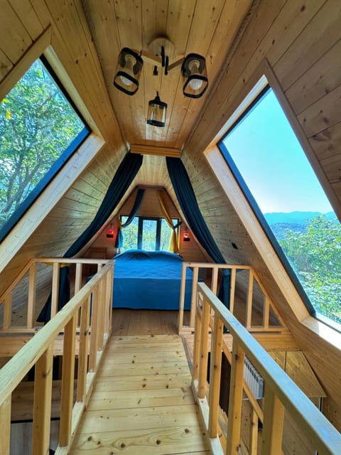 Bed, Natural landscape, View (from property/room), Balcony/Terrace, Photo of the whole room, Bedroom