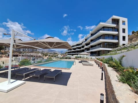 Property building, Pool view, Swimming pool