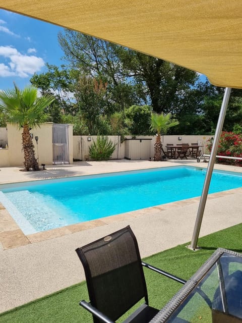 Pool view, Swimming pool, sunbed