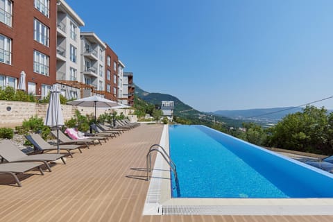 Property building, Pool view, Swimming pool