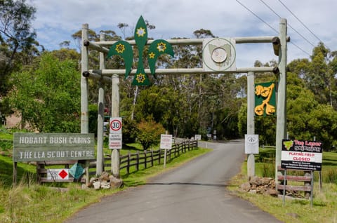 Hobart Bush Cabins Campground/ 
RV Resort in Tasmania