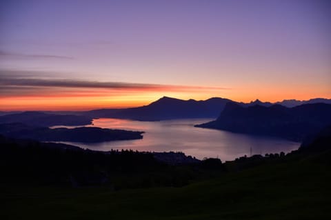 Lake view, Mountain view, Sunrise