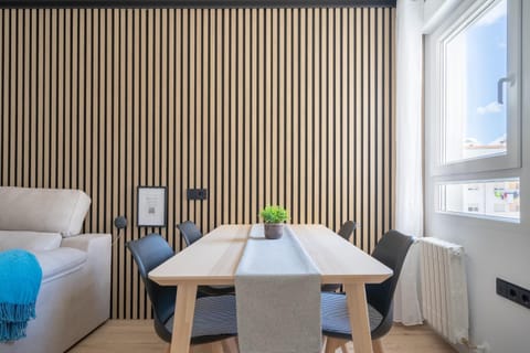 Dining area, air conditioner