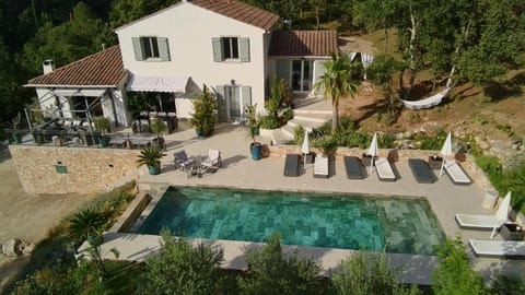 Property building, Bird's eye view, Swimming pool