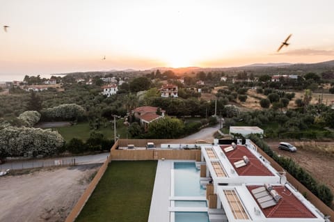 Bird's eye view, Sea view, Sunrise