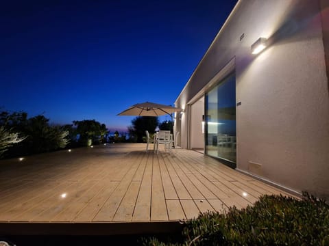 Property building, Night, View (from property/room), Balcony/Terrace