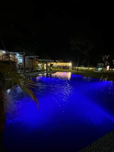 Night, Pool view