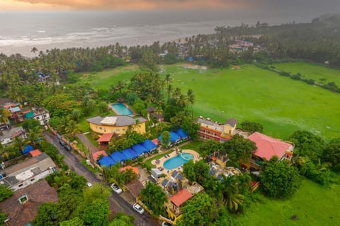 Property building, Natural landscape, Bird's eye view, Sea view