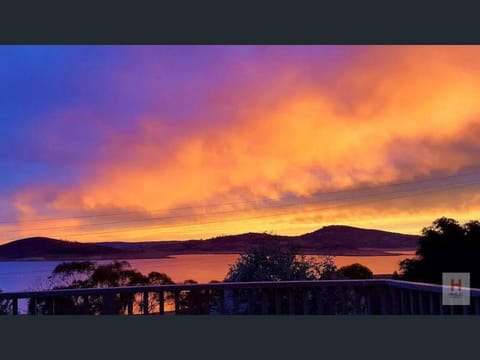 Nearby landmark, Natural landscape, Lake view, Mountain view, Sunset