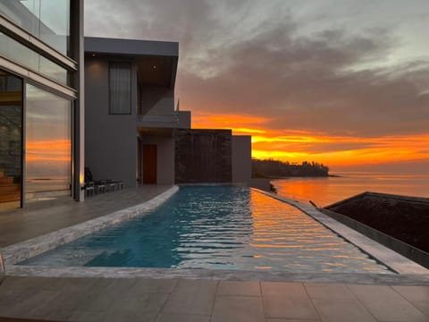 Sea view, Swimming pool, Sunset