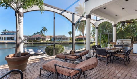 Seating area, Pool view