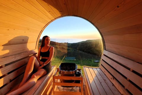 Barrique Studio with Sauna at Barrelled Wines Raglan Apartment in Raglan