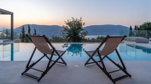 Pool view, Swimming pool, Sunrise, sunbed