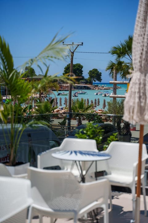 Patio, Day, Natural landscape, Beach, Pool view, Sea view, Swimming pool, sunbed
