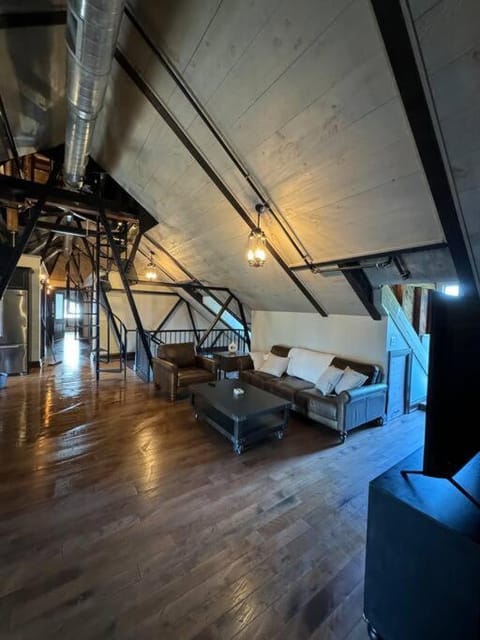 Upscale Industrial Penthouse Apartment in Plymouth