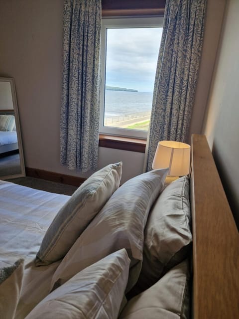 Bed, Beach, Sea view