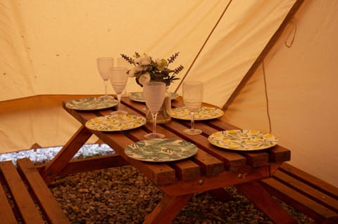 Secret Wood Glamping Luxury tent in North East Derbyshire District