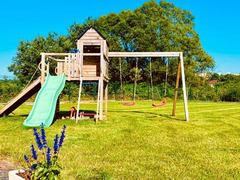 Natural landscape, Children play ground, Garden, Garden view