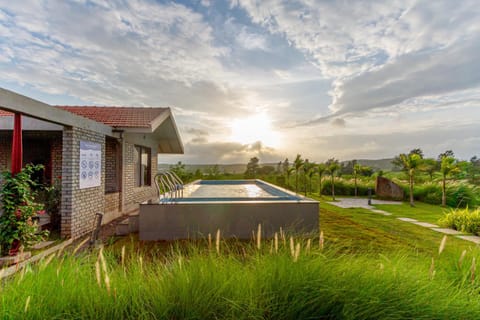 Day, Garden, Garden view, Pool view, Swimming pool, Sunset