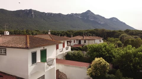 Property building, Spring, Day, Natural landscape, Mountain view