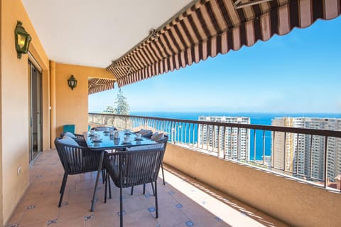 Patio, View (from property/room), Balcony/Terrace, Dining area, Sea view