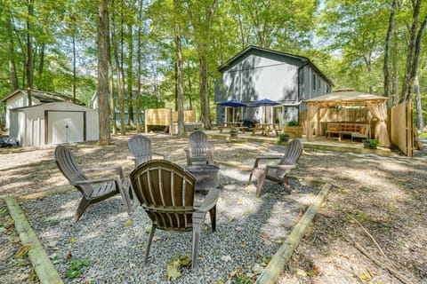 Tree-Lined Pocono Summit Home with Private Hot Tub! House in Coolbaugh Township