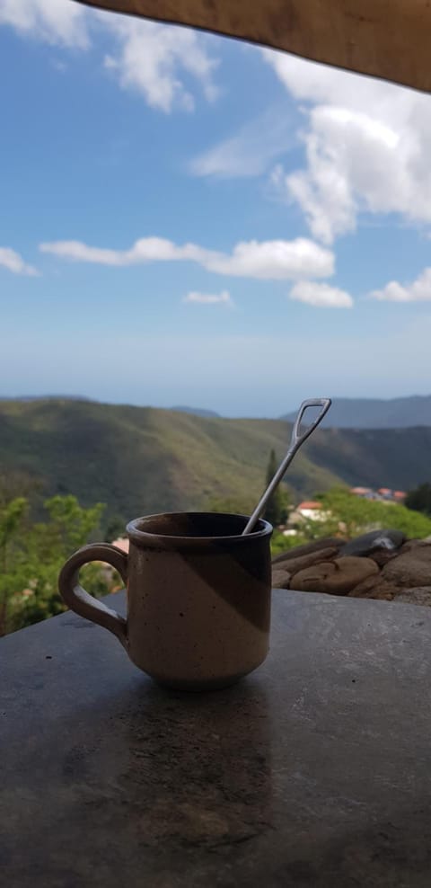 Restaurant/places to eat, Day, Natural landscape, Balcony/Terrace, Mountain view