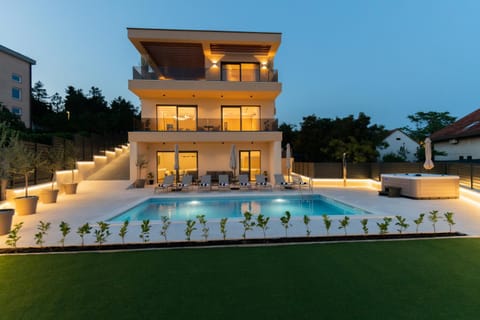 Property building, Patio, Day, Night, Garden, Garden view, Pool view, Swimming pool, sunbed