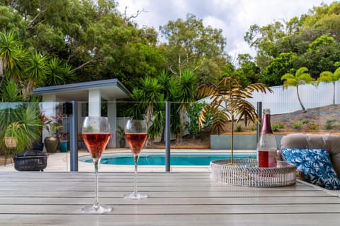 Patio, Pool view