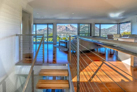 Natural landscape, Dining area, Mountain view, Sea view