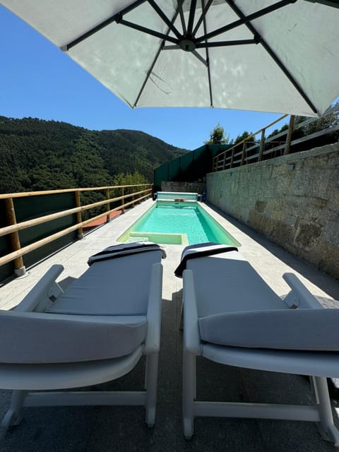 Natural landscape, Mountain view, Pool view, sunbed