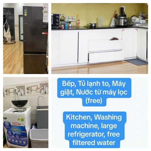 Kitchen or kitchenette, Text overlay, minibar, oven, washing machine