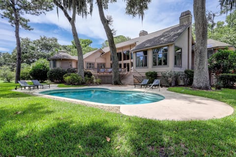 Luxury 4 BR 45 BA Home w Double Master Suites private pool Sea Pines Resort Gorgeous views House in Hilton Head Island