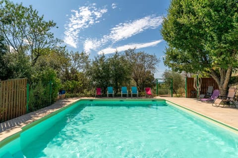 Property building, Living room, Swimming pool