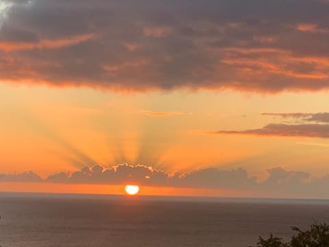 Natural landscape, Sea view, Sunset