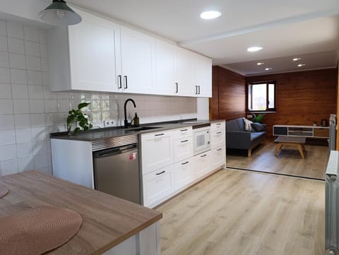 Kitchen or kitchenette, Living room