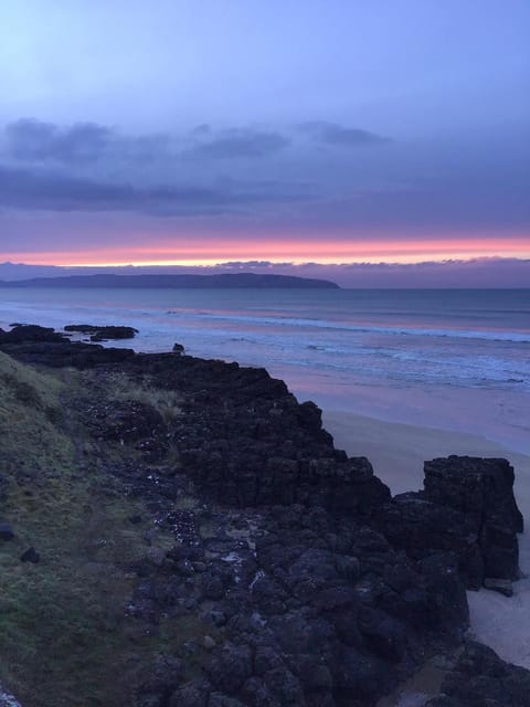 Natural landscape, Beach, Sea view, Sunset