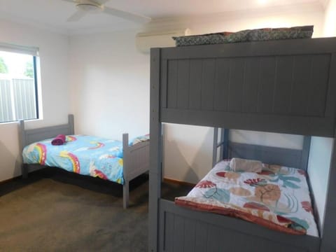 Photo of the whole room, bunk bed