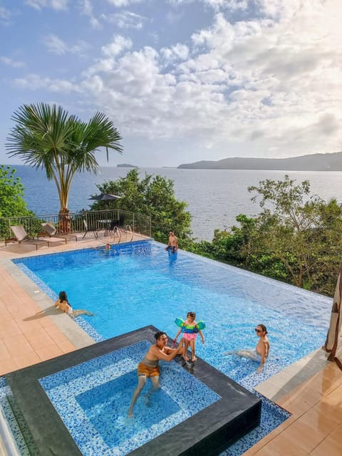 Day, People, Natural landscape, Pool view, Sea view, Swimming pool, children