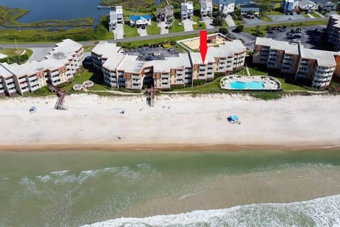 Beach Blessing - Oceanfront Pool Balcony Apartment in North Topsail Beach