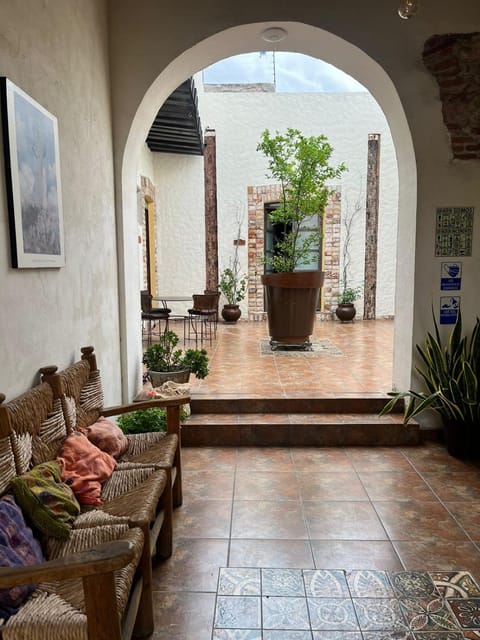 Patio, Living room, Garden view