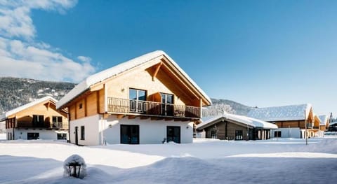 Property building, Winter, Mountain view